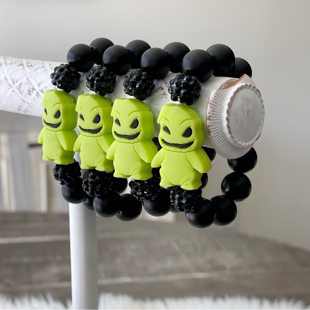 Oogie Boogie Beaded Bracelet
